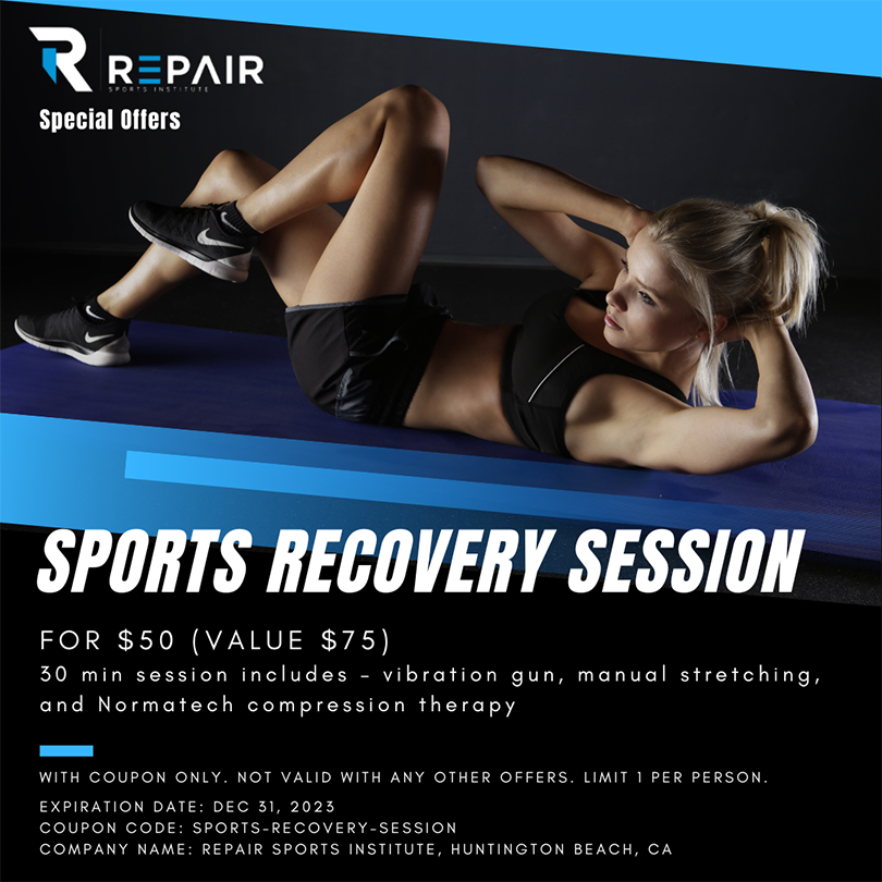 sports recovery promo